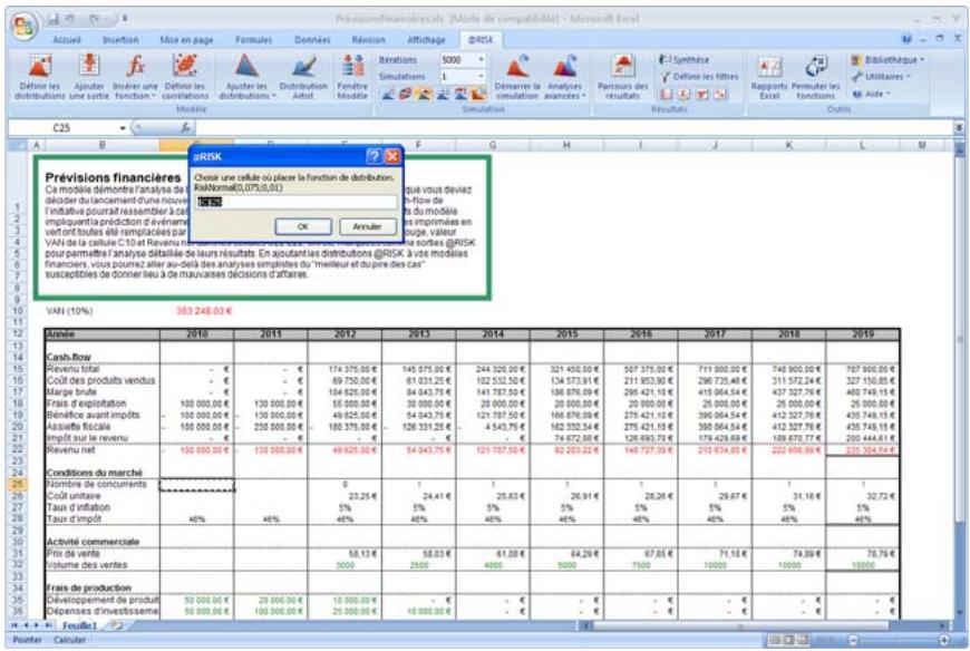 PALISADE RISK 5.5 - Représentation graphique d'une distribution - 4