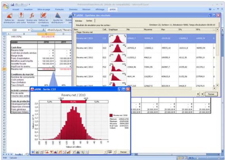 PALISADE RISK 5.5 - Commande Fenêtre Synthese des résultats - 2