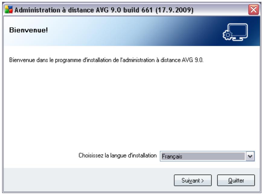 GRISOFT AVG 9 ANTI-VIRUS EDITION ENTREPRISE - Sélection de la langue - 1