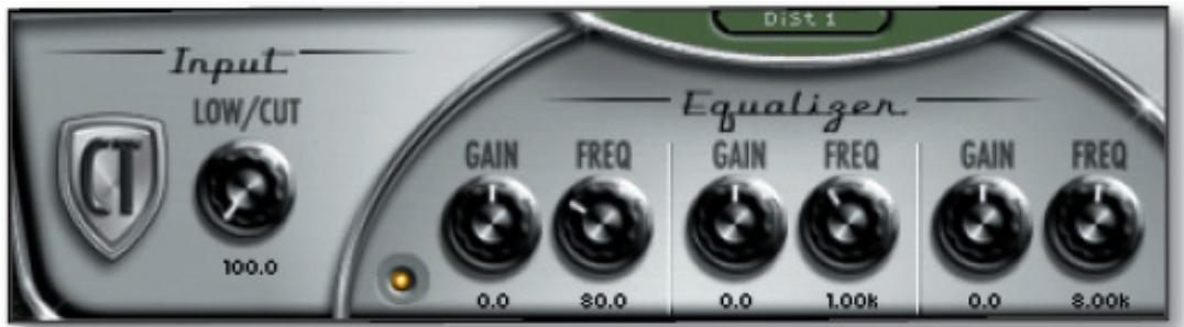 MCDOWELL SIGNAL PROCESSING CHROME TONE AMP - L'égaliseur et le filtré passé-haut - 1