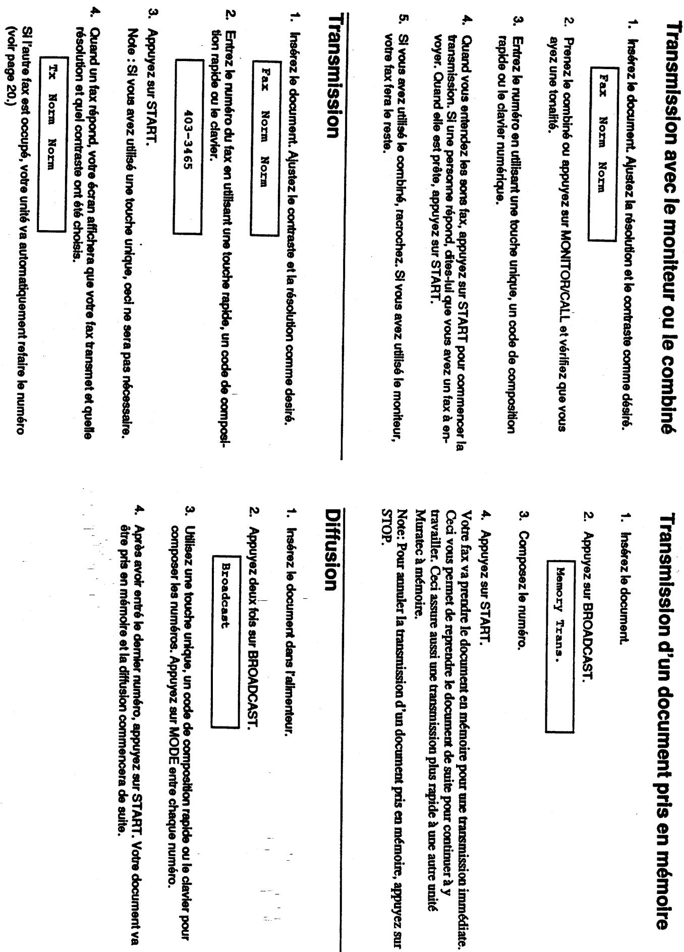 MURATEC M-1020 - Elements speciaux de composition - 1