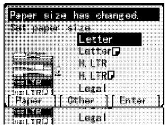 MURATEC MFX-2500 - Changer le format de papier de la cassette multi-usage - 1