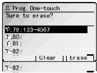 MURATEC MFX-2500 - Effacer une monotouche programmable - 1