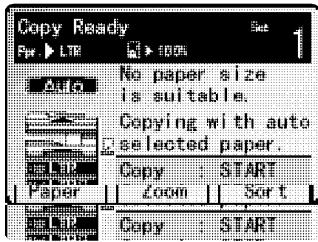 MURATEC MFX-2500 - Détection automatique du format pour une sélection du papier - 1