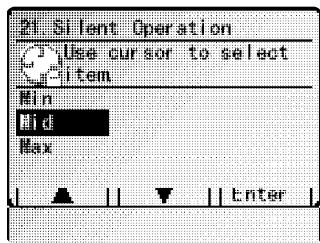 MURATEC MFX-2500 - Réglage du mode silencieux - 6