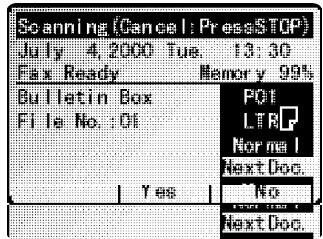 MURATEC MFX-2500 - Mémoriser un document - 2