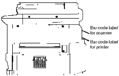 MURATEC MFX-2500 - Trouvez le # de série et écrivez-le - 1