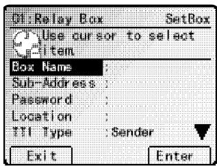MURATEC MFX-2500 - Si vous choisissez Relais: - 1