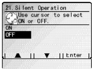 MURATEC MFX-2500 - Réglage du mode silencieux - 2