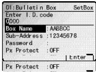 MURATEC MFX-2500 - Si vous choisissez Bulletin: - 3