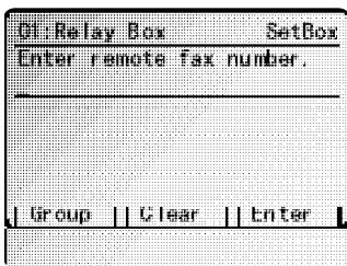MURATEC MFX-2500 - Si vous choisissez Relais: - 3