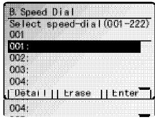 MURATEC MFX-2500 - Entrer ou modifier un numero rapide - 1