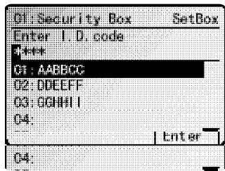 MURATEC MFX-2500 - Créer ou modifier une boîte F-Code: - 2