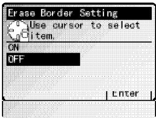MURATEC MFX-2500 - Réglage d'effacement de cordure - 2