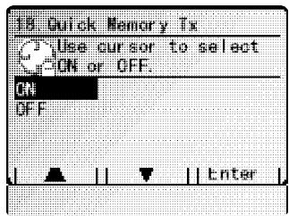 MURATEC MFX-2500 - Réglage par défaut: ON. - 1