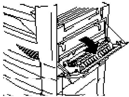 MURATEC MFX-2500 - Couvercle d'imprimante / Couvercle de l'unité de fusion Lorsque les couvercles clignotent à l'écran: - 1