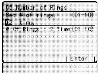 MURATEC MFX-2500 - Réglage du nombre de sonneries - 1