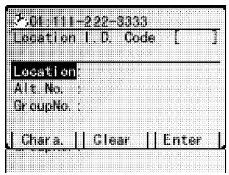 MURATEC MFX-2500 - Utilisation de CODE pour entrer des caractères - 1