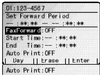 MURATEC MFX-2500 - Entrer le jour et l'heure: - 1