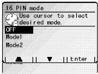 MURATEC MFX-2500 - Activer Masquer NIP - 2