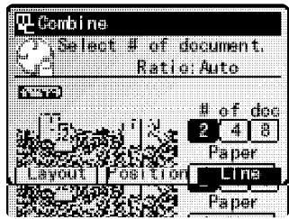 MURATEC MFX-2500 - Combiner   Vous pouvez copier 2, 4 ou 8 pages sur la même feuille. - 5