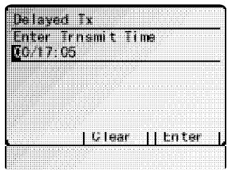 MURATEC MFX-2500 - Programmer une transmission différée - 4