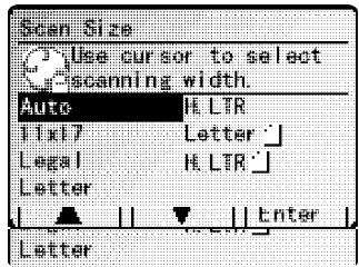 MURATEC MFX-2500 - Sélectionner format de balayage à transmettre - 3