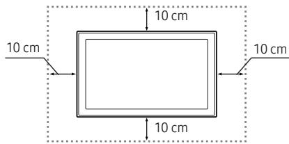 SAMSUNG UE40K5100 - Megfelelo szellózs biztosítása a tv-készülék szamára - 2