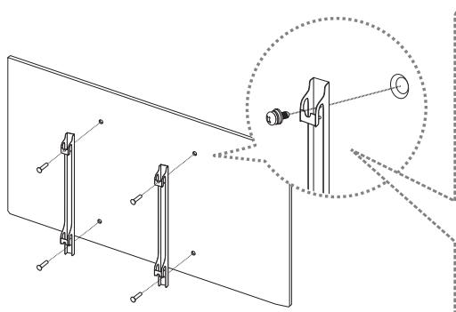 SAMSUNG UE40K5100 - Mocowanie telewizora na scianie - 2
