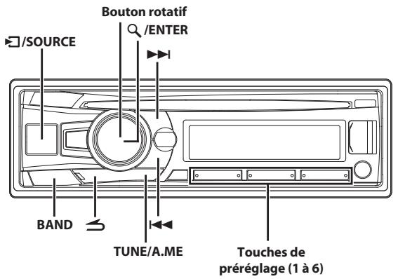 ALPINE CDE-183BT - Connexion au boîtier d'interface de la télécommande - 1