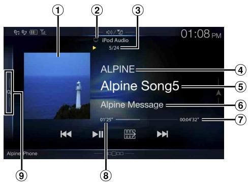 ALPINE X901D-DU - Mode Audio - 1