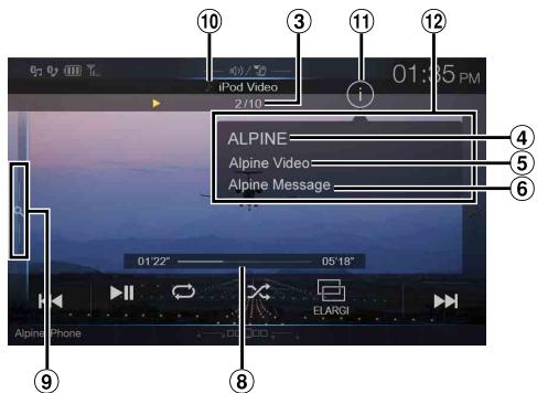 ALPINE X901D-DU - Mode video - 1
