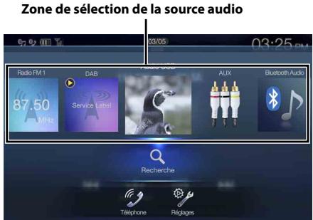 ALPINE X901D-DU - Appuyez sur le bouton MENU. - 1