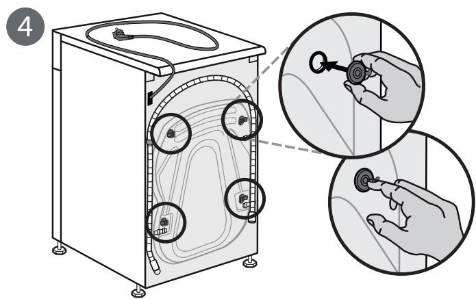 WHIRLPOOL FWG 71484 FRESHCARE+ - Si apres avoir effectué les verifications ci-dessus, la PANNE persiste, adressez-vous à votre service aprés-vente le plus PROCHE - 9