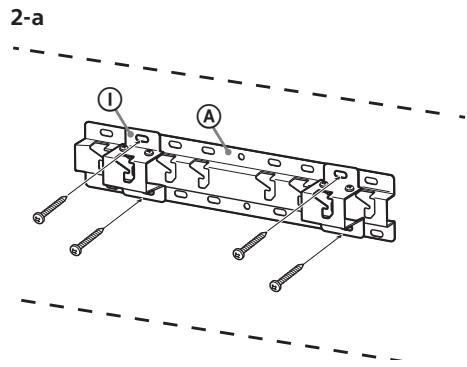 SONY KD49X8005 - Installing the Base on the wall - 1