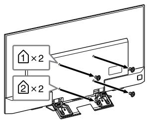 SONY KD-75XD8505B - A televíziókszülék felszerelésének előkészítésé - 1