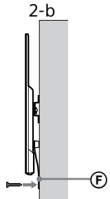 SONY KD65XD8505B - Maintien en place du dessous du téléviseur. - 2