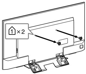 SONY KD65XD8505B - Pasiruošimas tvirtinti TV - 2