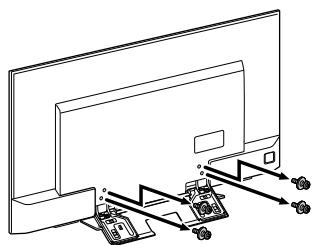 SONY KD65XD8505B - Demontaşi suportul de masă de la televizor. - 1