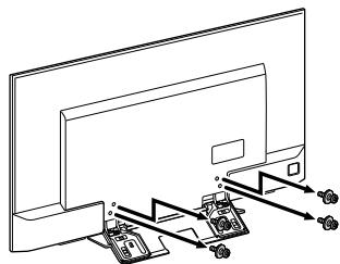 SONY KD65XD8505B - Odkrć podstawe od telewizora. - 1