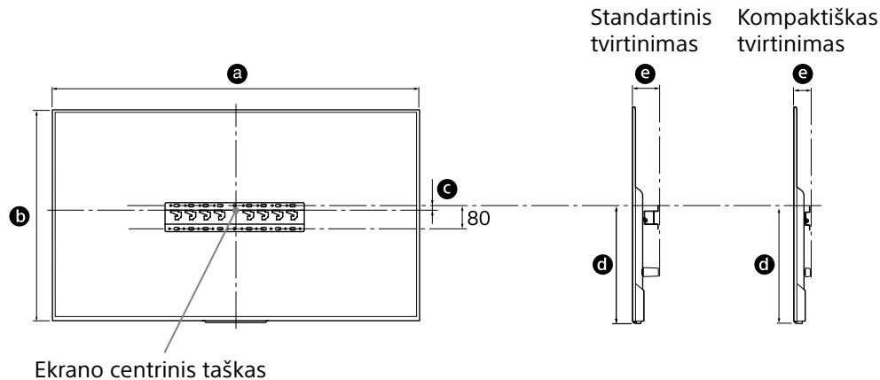 SONY KD65XD8505B - Nuspreskite, kurioje vietoje montuosite. - 1