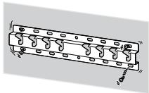SONY KD65XD8505B - Sorg for at du monterer veggmonteringingsbraketten sikkert på veggen etter anvisingene i dette bruksanvisingen. - 1