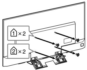 SONY KD65XD8505B - Odkrćśruby z tylu telewizora. - 1