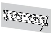 SONY KD65XD8505B - Montážnu konzolu na stenu namontujte bezpečne na stenu podla nasledujúcich tokynov v totom námode. - 1