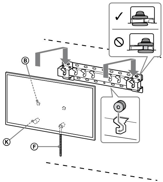 SONY KD65XD8505B - Montieren Sie das Fernsehgerät auf der Grundplatte. - 1