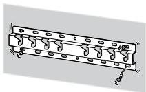 SONY KD65XD8505B - Ugyeljen a fali konzol ennek a hasznalati utmutatónak megfelelo, biztonsagos falra rogzítésere. - 1