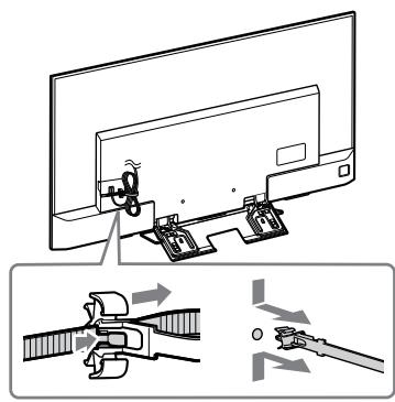 SONY KD65XD8505B - Odvojite držač kablova (isporučen sa TV-om). (samo KD-65XD85☐☐) - 1