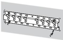 SONY KD65XD8505B - Uchwyt scienny nalezy mocno zamocować do sciany, zgodnie wskazówkami podanymi w tej instrukcj. - 1