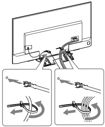 SONY KD65XD8505B - Uformuj wązek przywodów. - 1