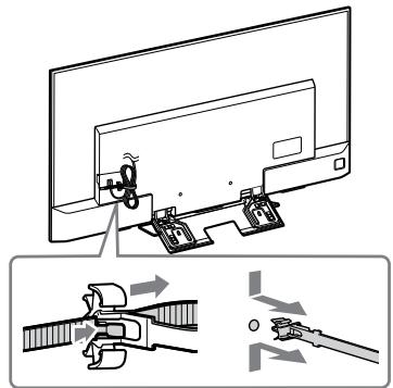SONY KD65XD8505B - O污染防治uchwyt do kabli (dostarczony z telewizorem). (tylko modele KD-65XD85□□) - 1